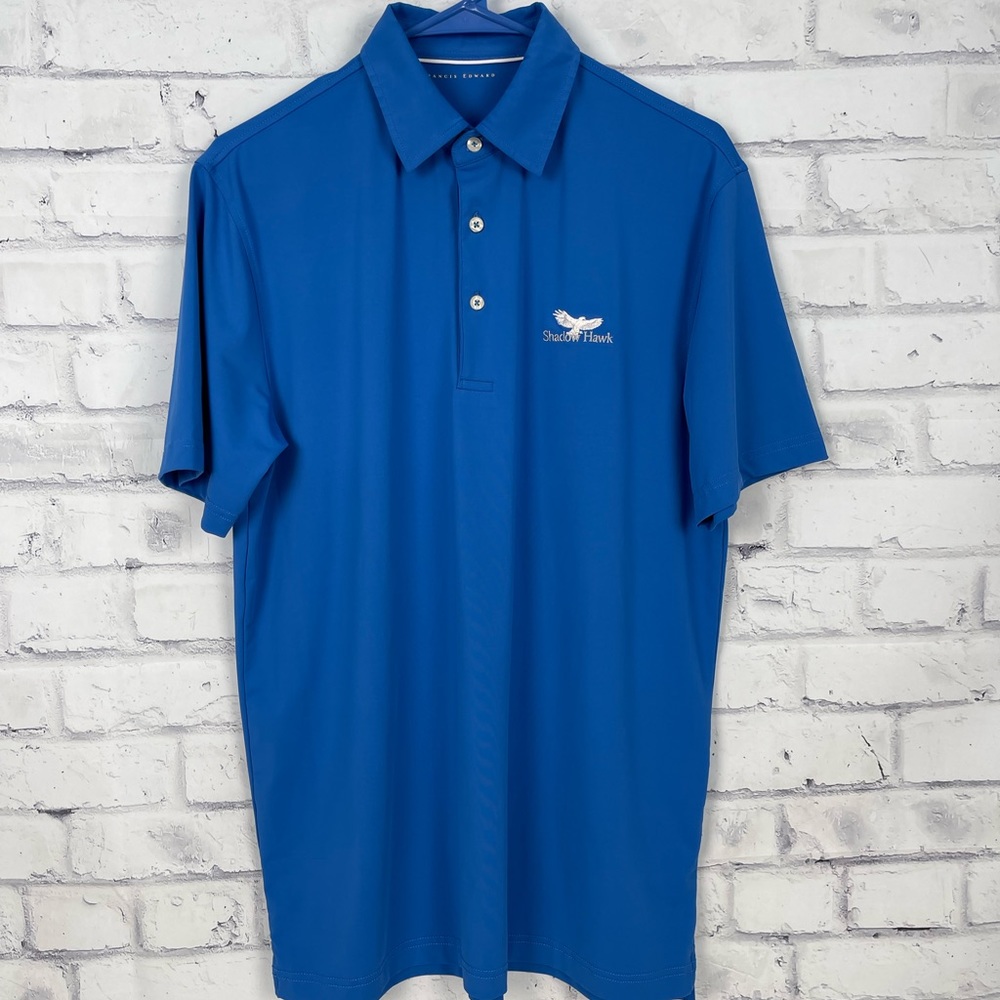 Shadow Hawk Golf Club Polo Golf Shirt Size Small